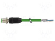 Cable: for sensors/automation; M12; PIN: 4; straight; 3m; plug; 1.5A MURRELEKTRONIK