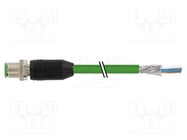 Connecting cable; male; 7000; IP67; 50VAC; 50VDC; 0.5A; 5m; PIN: 8 