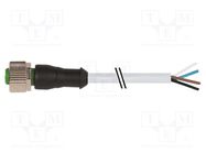 Connection lead; M12; PIN: 4; 10m; 4A; 7000; Colour: black MURR ELEKTRONIK