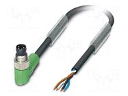 Cable: for sensors/automation; M8; PIN: 4; angled; 10m; plug; 30VAC PHOENIX CONTACT