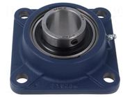 Bearing: bearing unit Y; with square flange; 40mm; bearing steel SKF