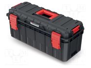 Box; tool case; black; polymer; S BLOCK PRO; 650x280x280mm; IP55 KISTENBERG