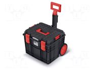 Chest; tool case; with wheels; black; polymer; C BLOCK PRO KISTENBERG