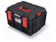 Box; tool case; black; polymer; C BLOCK PRO; 450x380x290mm; 25kg KISTENBERG