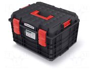 Chest; tool case; black; polymer; C BLOCK PRO; 450x380x290mm; 25kg KISTENBERG