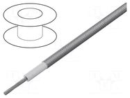 Wire; 1x30AWG; shielded,silver plated copper braid; 600V; 305m AGILINK MICROWIRES