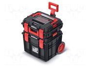 Chest; tool case; with wheels; black; polymer; C BLOCK; 25kg KISTENBERG