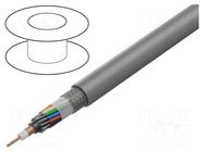 Wire: coaxial; hybrid; grey; wire,stranded; Cu,tinned; -30÷75°C BELDEN