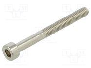 Screw; M3x30; 0.5; Head: cheese head; hex key; HEX 2,5mm; DIN 912 BOSSARD