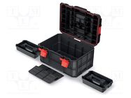 Toolbox; 546x380x307mm; polymer; X BLOCK TECH; IP55 KISTENBERG