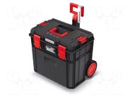 Chest; tool case; with wheels; black; polymer; X BLOCK PRO; IP55 KISTENBERG