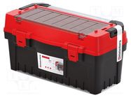 Box; tool case; black-red; polymer; EVO; 594x288x308mm; 25kg; EVO60 KISTENBERG