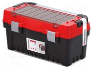 Box; tool case; black-red; polymer; EVO; 548x274x286mm; 20kg; EVO55 KISTENBERG