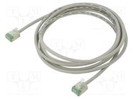 Patch cord; U/FTP; Cat 8.1; stranded; Cu; LSZH; grey; 2m; 32AWG Goobay