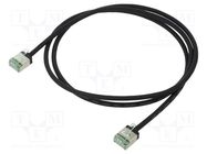 Patch cord; U/FTP; Cat 8.1; stranded; Cu; LSZH; black; 1m; 32AWG Goobay