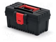 Box; tool case; black; polymer; DARK; 296x177x155mm; 10kg; DARK 30 KISTENBERG