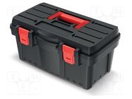 Box; tool case; black; polymer; DARK; 476x258x226mm; 12kg; DARK 50 KISTENBERG