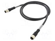 Cable: for sensors/automation; M12; PIN: 8; 1m; plug; 30VDC; 30VAC LAPP