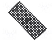 Electronic components tray; ESD; 10x10x1mm; black; 140°C; TQFP ANTISTAT