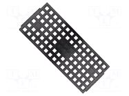 Electronic components tray; ESD; 14x14x1.4mm; black; 150°C; TQFP ANTISTAT