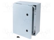 Enclosure: wall mounting; X: 300mm; Y: 400mm; Z: 210mm; ARCA; grey FIBOX