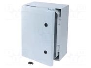 Enclosure: wall mounting; X: 300mm; Y: 400mm; Z: 210mm; ARCA; grey FIBOX