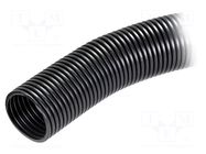 Protective tube; polyamide 12; black; SILVYN® RILL; Øint: 36mm LAPP