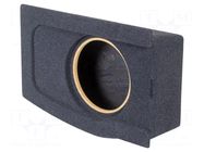 Car loudspeaker enclosure; MDF; black melange; 250mm; Lexus; 16l BASSER