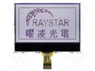 Display: LCD; graphical; 128x64; COG,FSTN Positive; LED RAYSTAR OPTRONICS