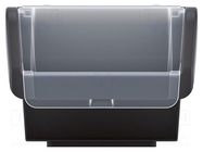 Container: cuvette; black; with a lock; 230x160x120mm; TRUCK PLUS KISTENBERG