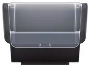 Container: cuvette; black; with a lock; 195x120x90mm; TRUCK PLUS KISTENBERG