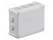 Enclosure: junction box; X: 150mm; Y: 190mm; Z: 77mm; IP66; T 160 OBO BETTERMANN