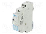 Relay: installation; bistable,impulse; NC + NO; 16A; -5÷40°C; IP20 HAGER