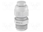 Cable gland; M12; 1.5; light grey OBO BETTERMANN