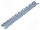 DIN rail; steel; W: 35mm; L: 260mm; TA3429; Plating: zinc FIBOX