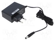 Power supply: switching; mains,plug; 18VDC; 1.33A; 25W; Plug: EU POS