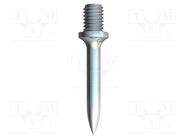 Peg; steel; L: 23mm; Thread len: 8mm; Ø: 4mm; Thread: M6 