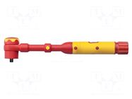 Wrench; torque,insulated; 288mm; 5÷25Nm; 1/4" WIHA