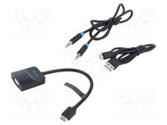 Converter; 0.15m; black; Support: 1080p; black; Enclos.mat: ABS VENTION