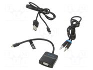 Converter; 0.15m; black; Support: 1080p; black; ABS VENTION