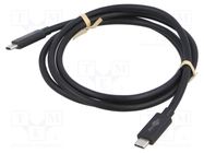 Cable; Thunderbolt 3,Thunderbolt 4,USB 2.0,USB 4.0; 1.2m; black Goobay