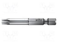 Screwdriver bit; Torx®; TX30; Overall len: 50mm; 2pcs. WIHA