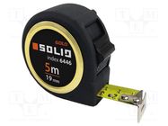 Measuring tape; L: 5m; Width: 19mm SOLID TOOLS