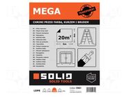 Painting foil; L: 5m; Width: 4m; transparent; mega SOLID TOOLS