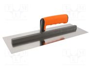 Finishing trowel; L: 330mm; W: 120mm; stainless steel SOLID TOOLS