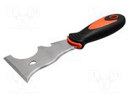 Putty knife; stainless steel; Handle material: 2K SOLID TOOLS