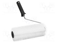 Deaeration roller; W: 250mm; Bristle len: 28mm SOLID TOOLS