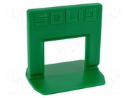 Clip; the tile leveling system; standard; film; 100pcs. SOLID TOOLS