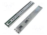 Ball guide; zinc plated steel; L: 300mm; 25kg; silent closing GTV Poland