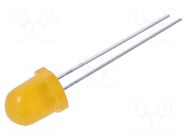 LED; orange; 8mm; 270mcd; 60°; Front: convex; 1.6÷2.4VDC LUCKYLIGHT